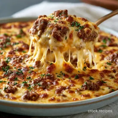 Easy Slow Cooker Party Dip for 12 Recipe Card