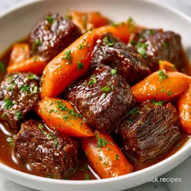 Easy Slow Cooker Summer Stew: Tender Beef Recipe Card