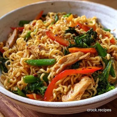 Easy Teriyaki Ramen Stir Fry 15-Minute Dinner with Vegetables: A 15-Minute Meal