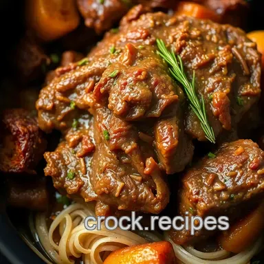 Dump and Go Slow Cooker Pot Roast: Easiest Sunday Dinner! Recipe Card
