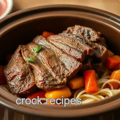 Dump and Go Slow Cooker Pot Roast: Easiest Sunday Dinner!