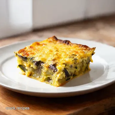 Eggplant Zucchini Gratin Recipe Summer on a Plate Recipe Card