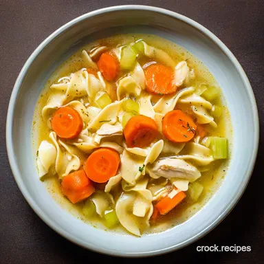 Pressure Cooker Chicken Noodles: Silky Recipe Card
