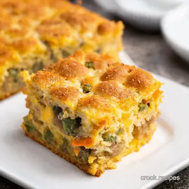 Everything Bagel Brunch Casserole Savory Weekend Recipe Recipe Card