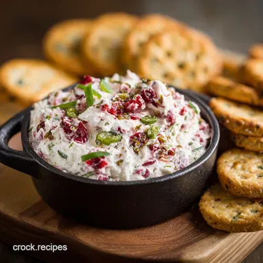 Cranberry Jalapeno Dip The Ultimate 15Minute Cream Cheese Appetizer Recipe Card