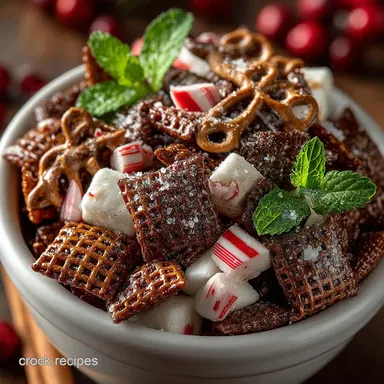 Peppermint Reindeer Chow Easy 25Minute Christmas Snack Mix