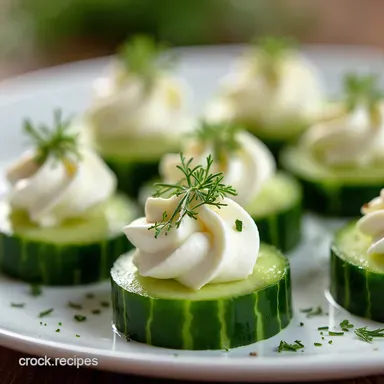 Easy Whipped Feta Cucumber Appetizer Bites No Cook