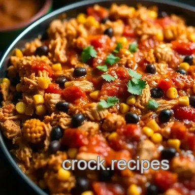 Fiesta Chicken Casserole: A Delicious Mexican Casserole Chicken Recipe Recipe Card