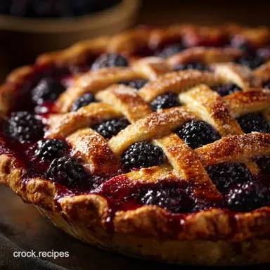The Great British Blueberry Blackberry Pie No Soggy Bottom