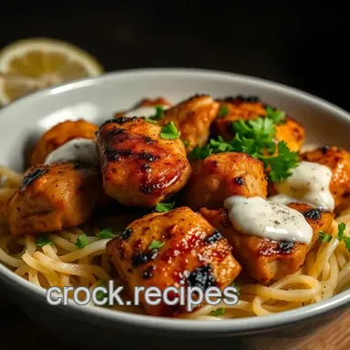 Flame-Broiled Chicken Bowl with Nutritional Sauce: Healthy & Flavorful Dinner