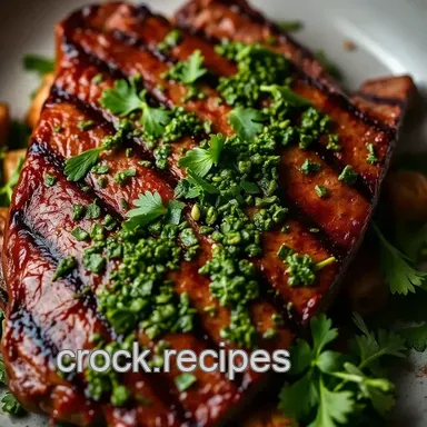 Flavor-Packed Grilled Flank Steak Nutrition: My Go-To Chimichurri Recipe Recipe Card