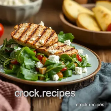 Easy Grilled Chicken Winter Salad with Feta: A Hearty Delight! Recipe Card