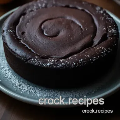 Flourless Chocolate Cake: A Gluten Free Dessert Dream! Recipe Card