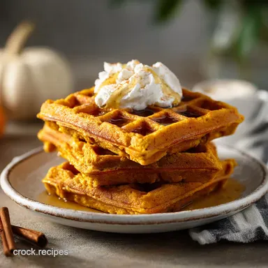 Keto Pumpkin Waffles: Fluffy, Crispy, Low Carb Autumn Brunch