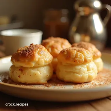 CinnamonSugar French Breakfast Puffs Quick Easy Joy Recipe Card