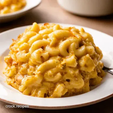 French Onion Mac Attack Comfort Food Goals Recipe Card