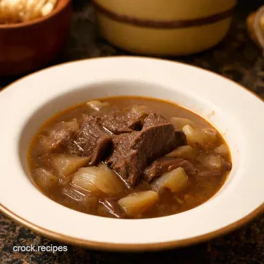 French Onion Short Rib Soup Ultimate Comfort Food Recipe Card