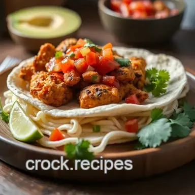 Easy & Juicy Fried Chicken Fajitas with Zesty Salsa: My Family Favorite! Recipe Card