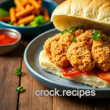 Spicy Fried Chicken Kimchi Mayo Ciabatta Sandwich: A Flavorful Delight Recipe Card