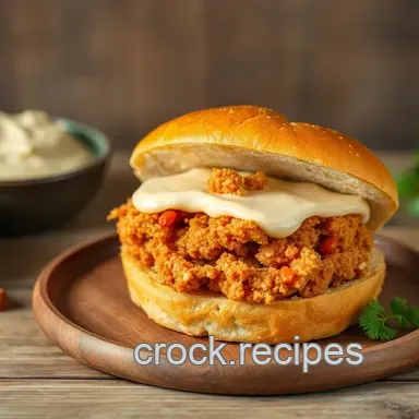 Spicy Fried Chicken Kimchi Mayo Ciabatta Sandwich: A Flavorful Delight