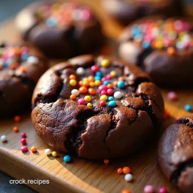 The Best Fudgy Cosmic Brownie Cookies Recipe Recipe Card