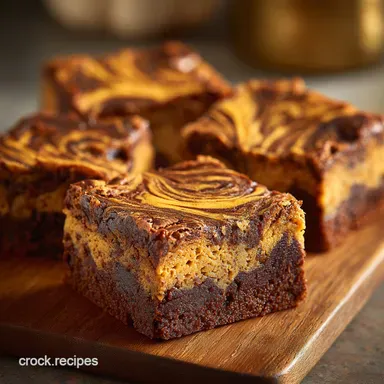 Pumpkin Cheesecake Brownies: The Ultimate Fudgy Swirl Recipe Recipe Card