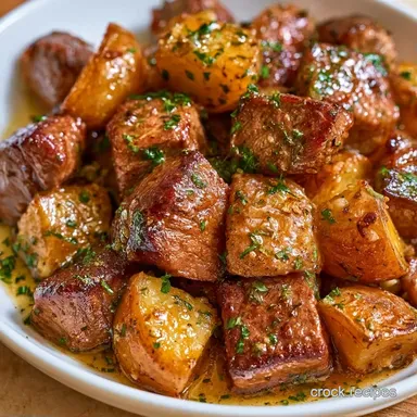 Steak Bites Potatoes in 30 Minutes Recipe Card