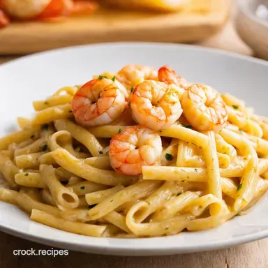 Garlic Shrimp Pasta Perfection Ready in 30 Recipe Card