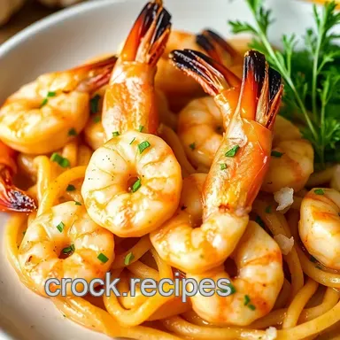 Garlic Shrimp Recipe: My Family's Scampi Sensation! Recipe Card