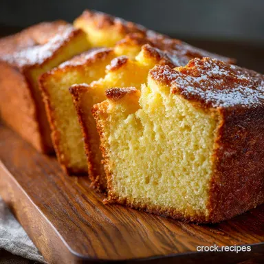 German Butter Pound Cake: Rich, Moist R&uuml;hrkuchen Recipe Recipe Card