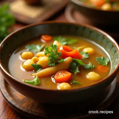 Easy Golden Broth Chinese Vegetable Soup Recipe in 45 Mins Recipe Card