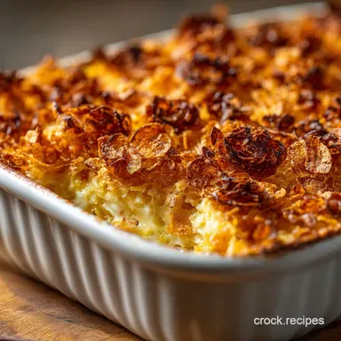 Easy Noodle Kugel Recipe Creamy Custard Crisp Cornflake Topping Recipe Card