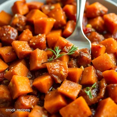 Grandma Betty's Bourbon Candied Sweet Potatoes Recipe Card