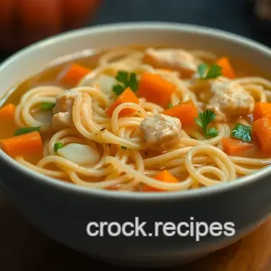 Chicken Noodle Soup Noodles: Grandma's Homemade Recipe! Recipe Card