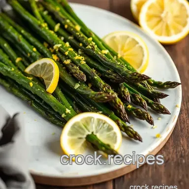 How to Make Delicious Griddled Asparagus with Fresh Lemon Zest Recipe Card