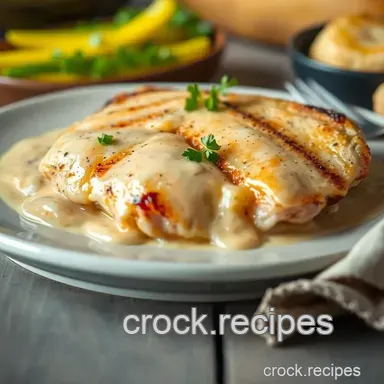 Easy & Juicy Grill Chicken Creamy Ham Delight: A Family Favorite Recipe Card
