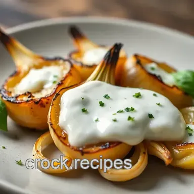 Secrets to Perfect Grilled Baby Onions with Creamy Basil Sauce