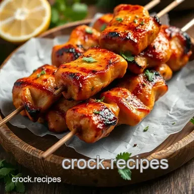 My Grandmother's Grilled Chicken Skewers with Fragrant Spices: The Most Delicious Recipe! Recipe Card