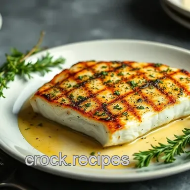 Grilled Lingcod Collar with Garlic Herb Butter: A Coastal Delight