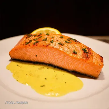 Grilled Salmon with Lemon Butter Easy Seafood Entrees Recipe Card