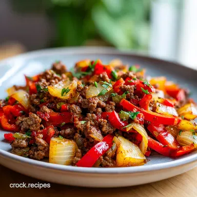 Ground Beef Dinners for 4 Servings Recipe Card