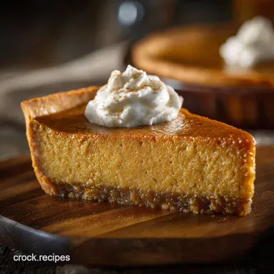 Keto Pumpkin Pie Recipe: Sugar Free Classic Low Carb Dessert Recipe Card