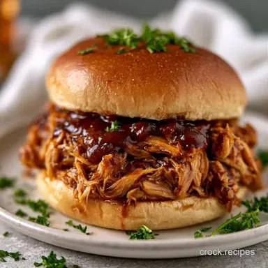 Healthy Crockpot BBQ Chicken: Meal Prep Recipe Card