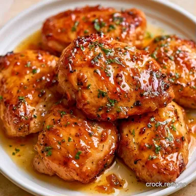 Easy Honey Garlic Chicken (6 Servings) Recipe Card