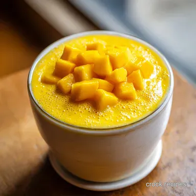 Mango Smoothie Video: Creamy Greek Yogurt Blend in 5 Minutes Recipe Card