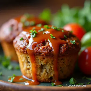 Healthy Meatloaf Muffins Easy Lean MiniLoaves Recipe Recipe Card