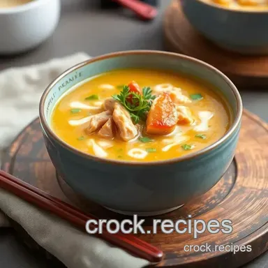 How to Make Savory Cooked Miso Chicken Comforting Soup at Home Recipe Card