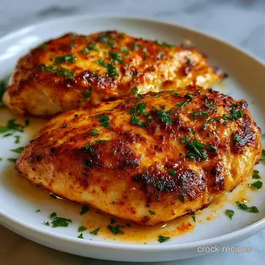 One Pan Skinless Chicken Thighs Recipe Card