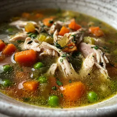 Healthy Turkey Soup Leftovers Made Delicious in 1 Hour Recipe Card