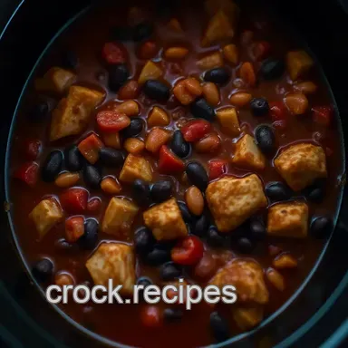 Easy & Hearty Crockpot Chicken Chili: A Cozy Family Favorite Recipe Card